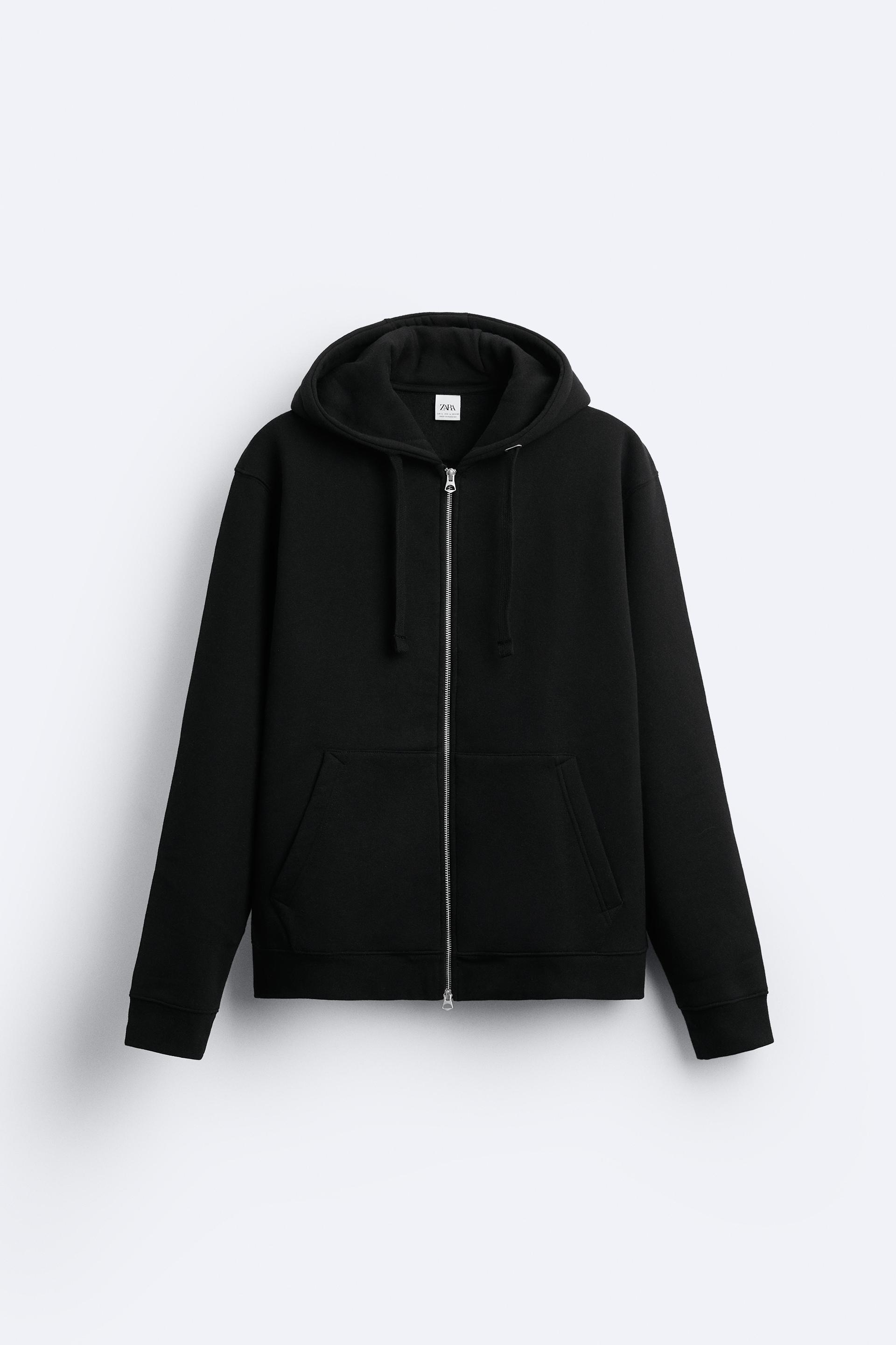 Zara zip hoodie Clearance