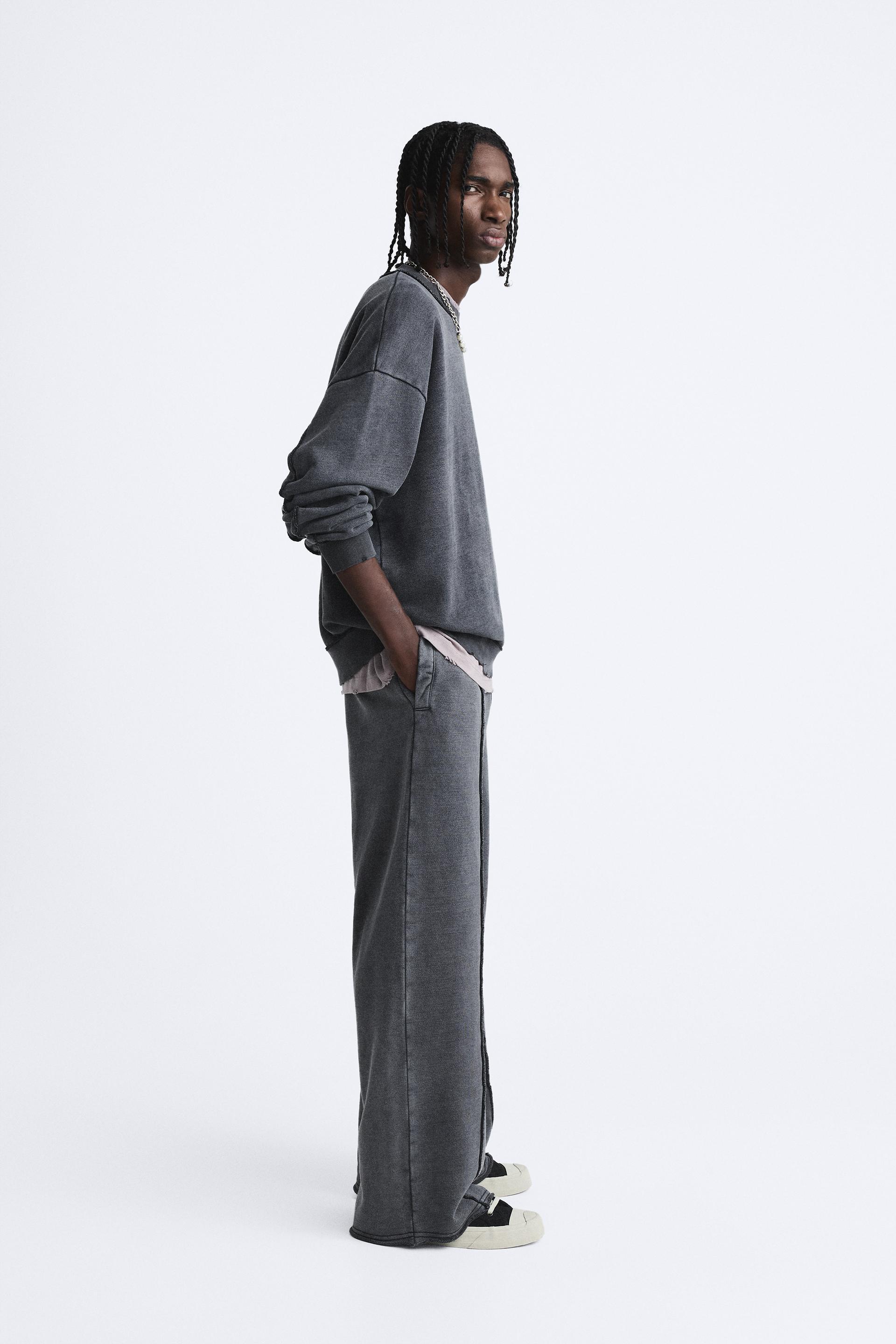 Zara washed jogging pants Clearance