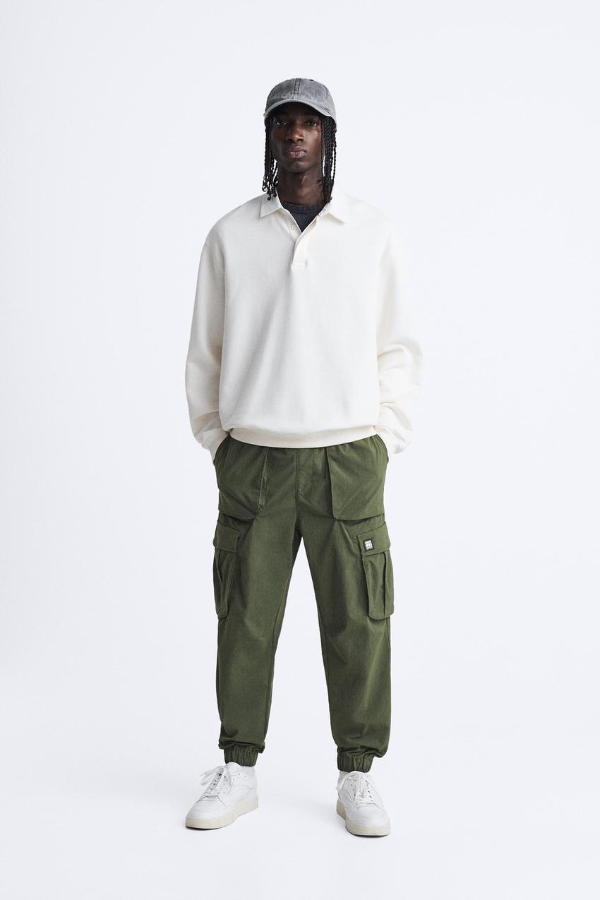 Zara green trousers men Clearance