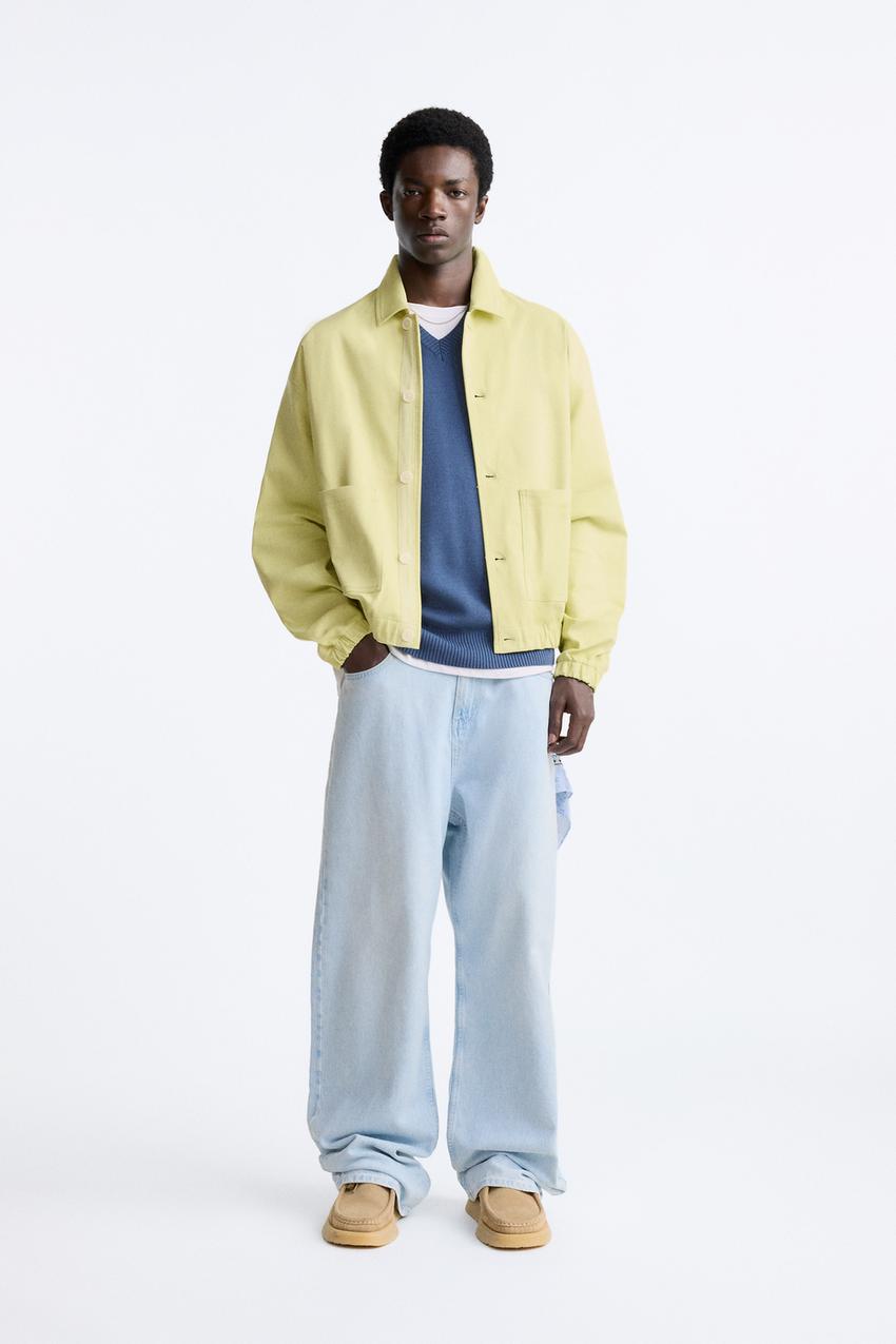 Zara shirt jacket men Clearance