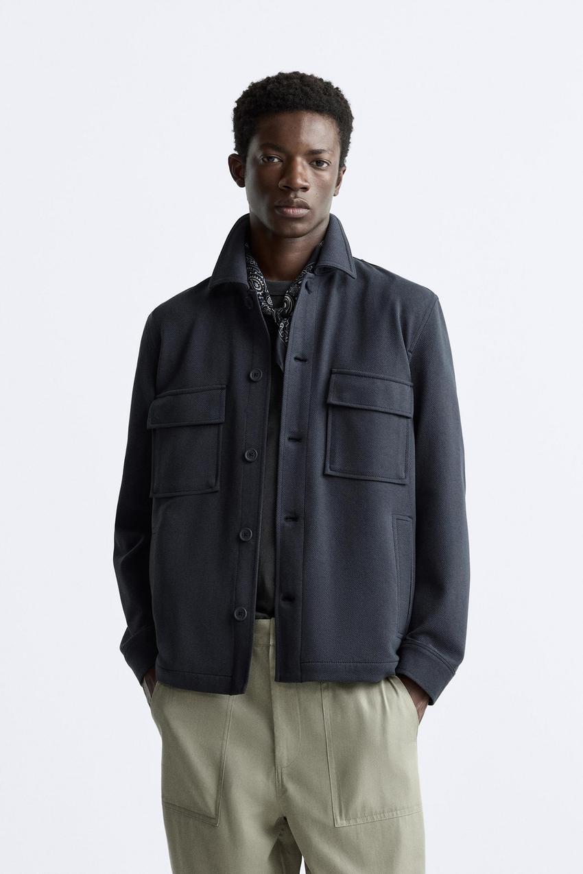 Zara black overshirt Clearance