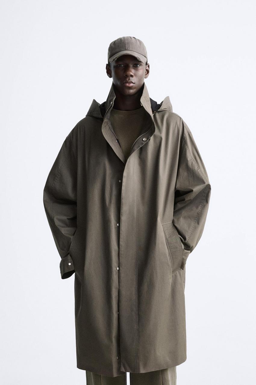Zara basic parka Clearance