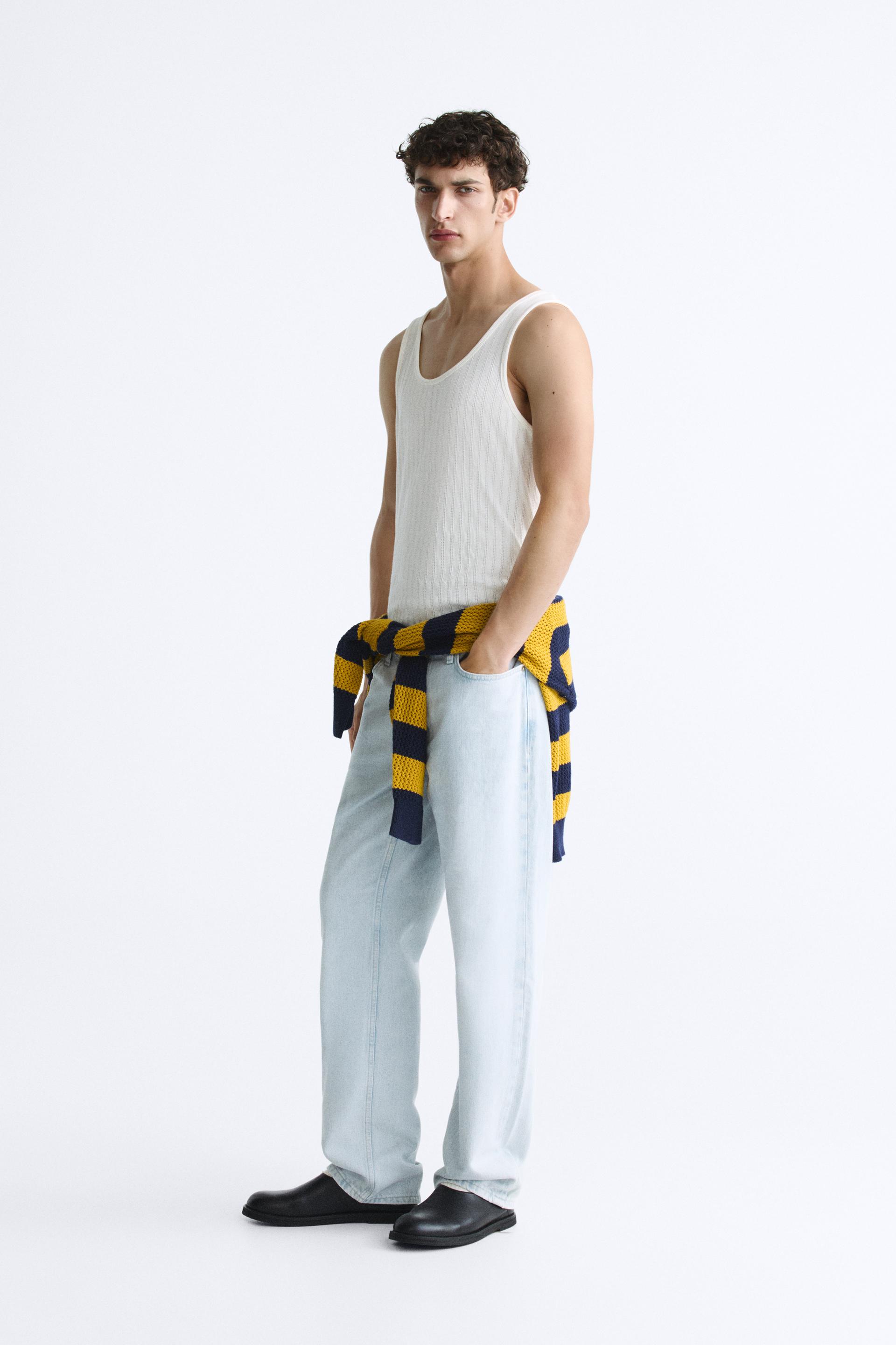 Textured Tank Top - Ecru | Zara United Kingdom