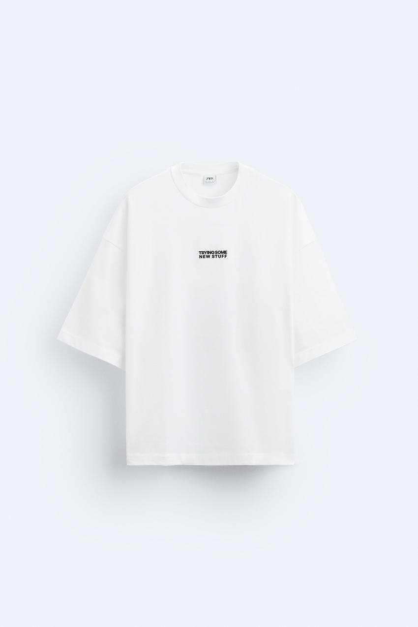 T shirt oversized zara Clearance