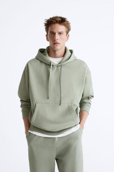 Half sleeve hoodie zara Clearance