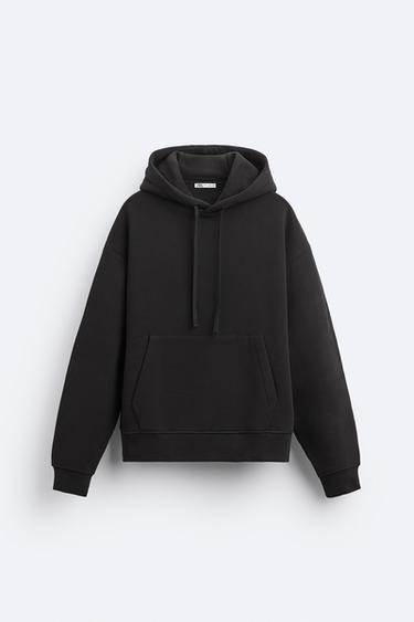 Zara mens black sweatshirt Clearance