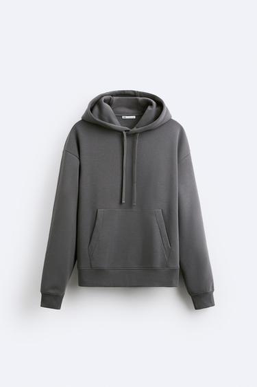 Zara grey cotton sweat shirt Clearance