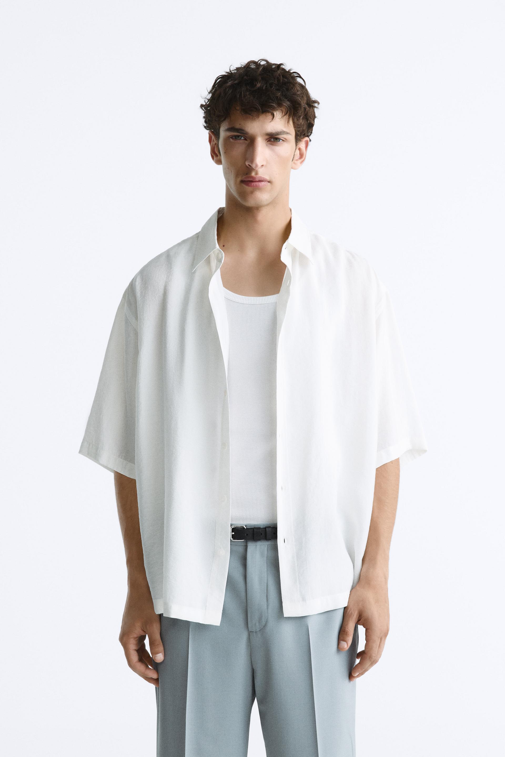 Zara short sleeve shirt men Outlet