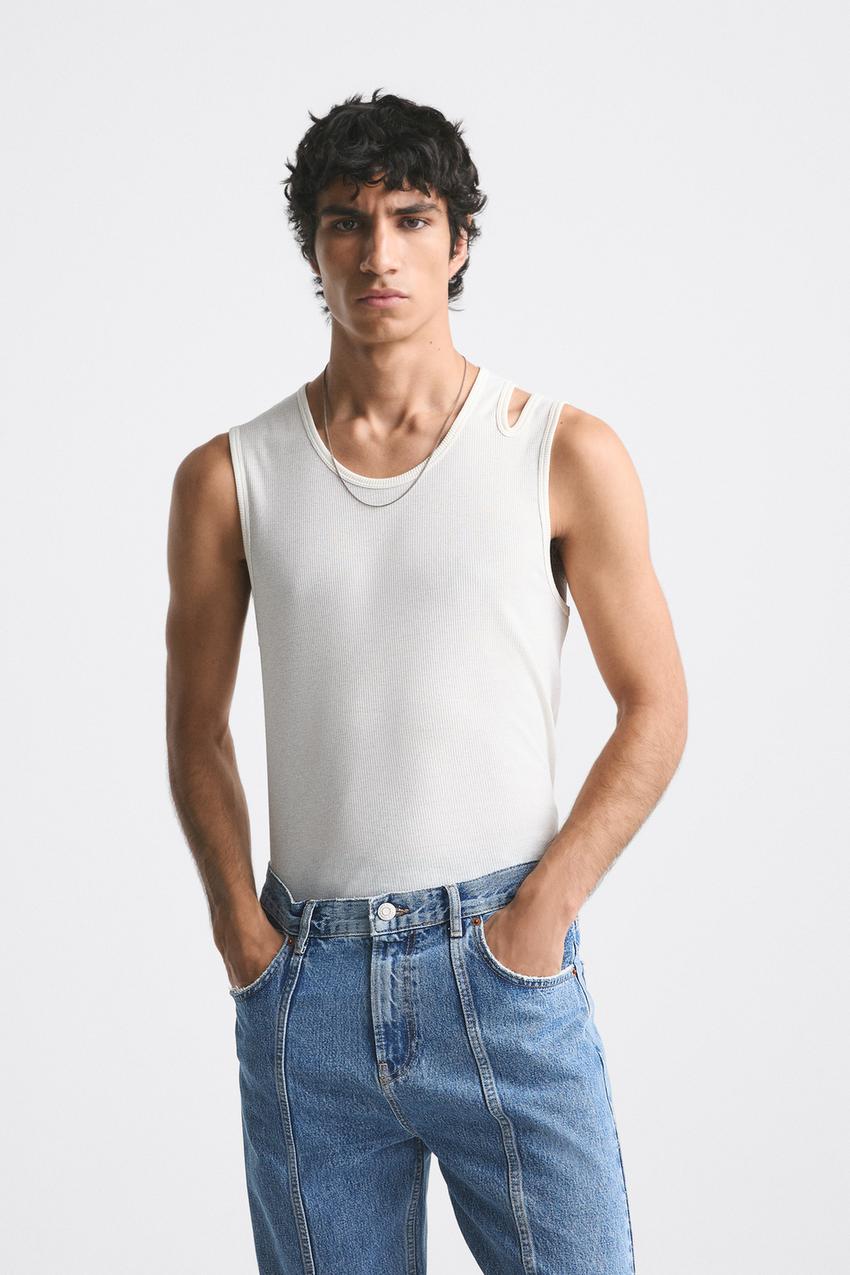 Zara white tshirt men Clearance