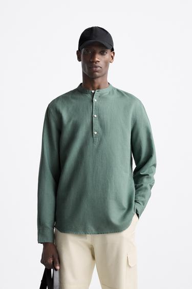 Mao shirt zara Clearance