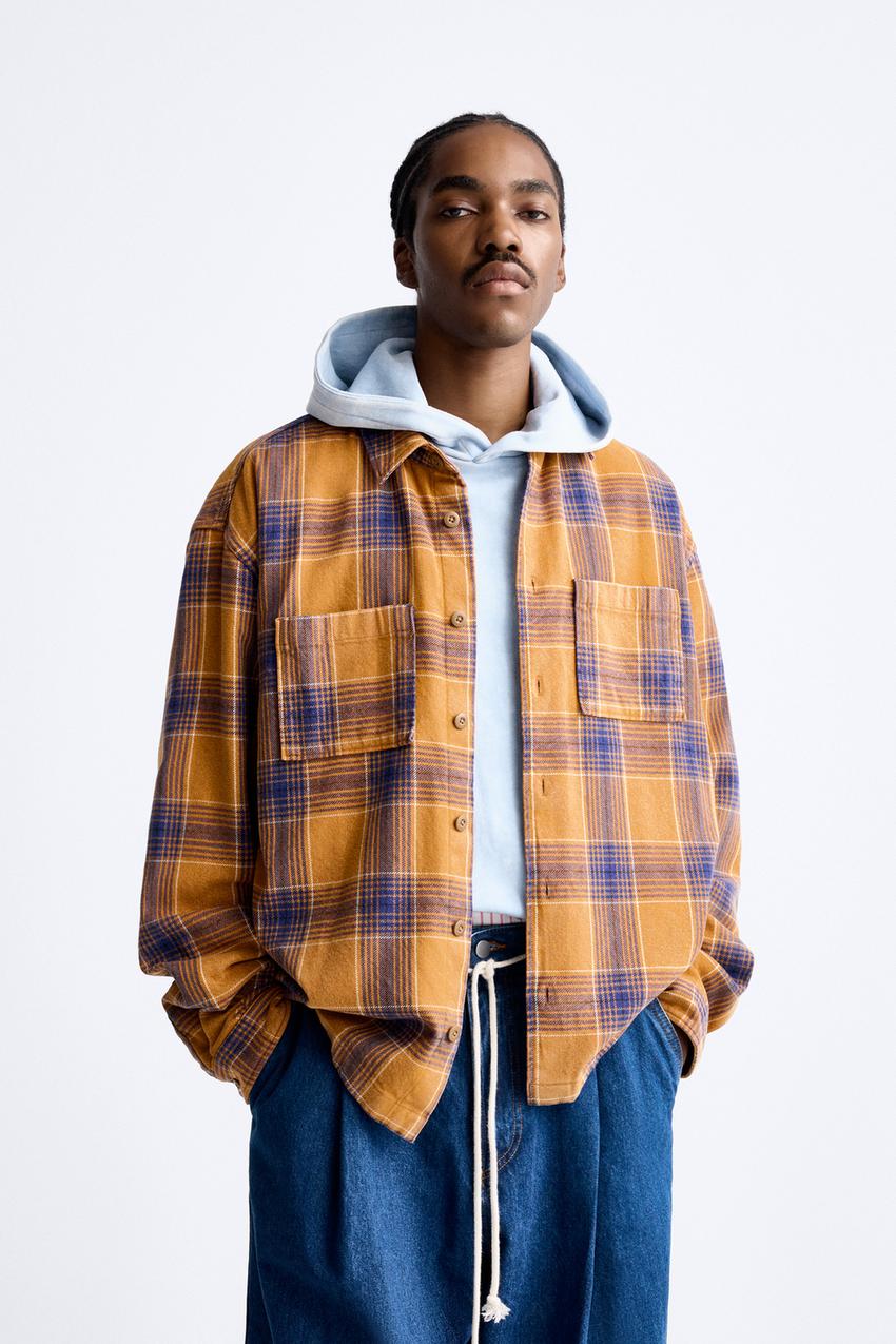 Zara plaid tunic Clearance