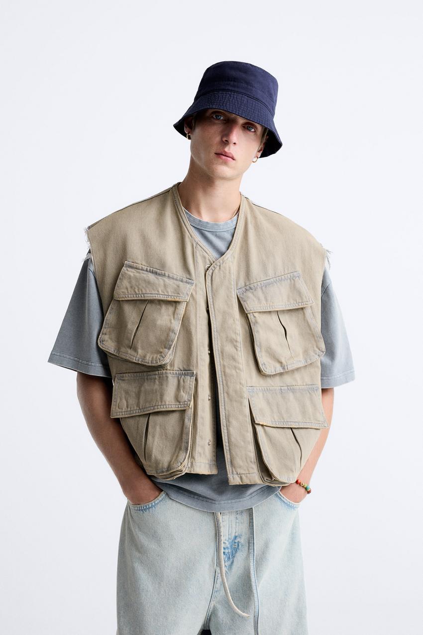 Utility vest zara Clearance