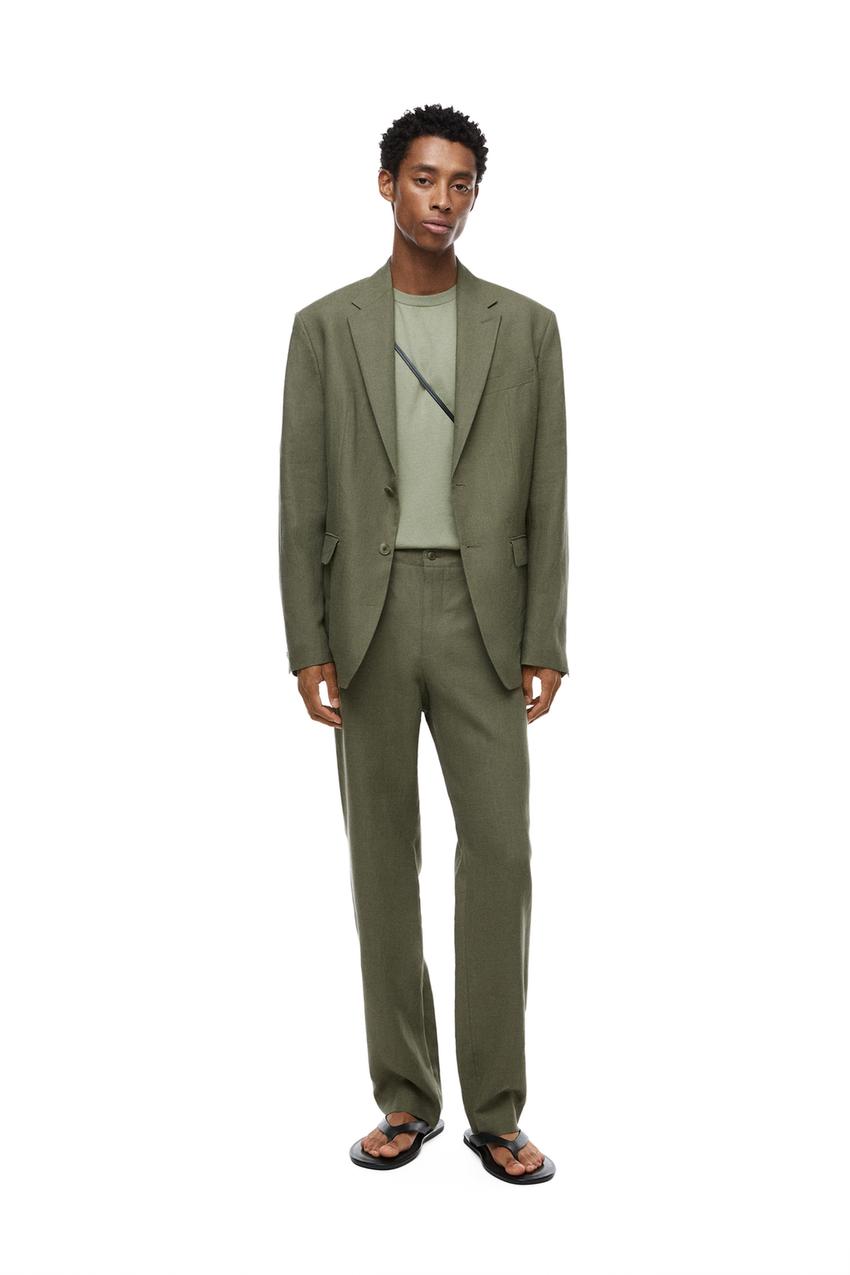 Zara khaki suit Clearance