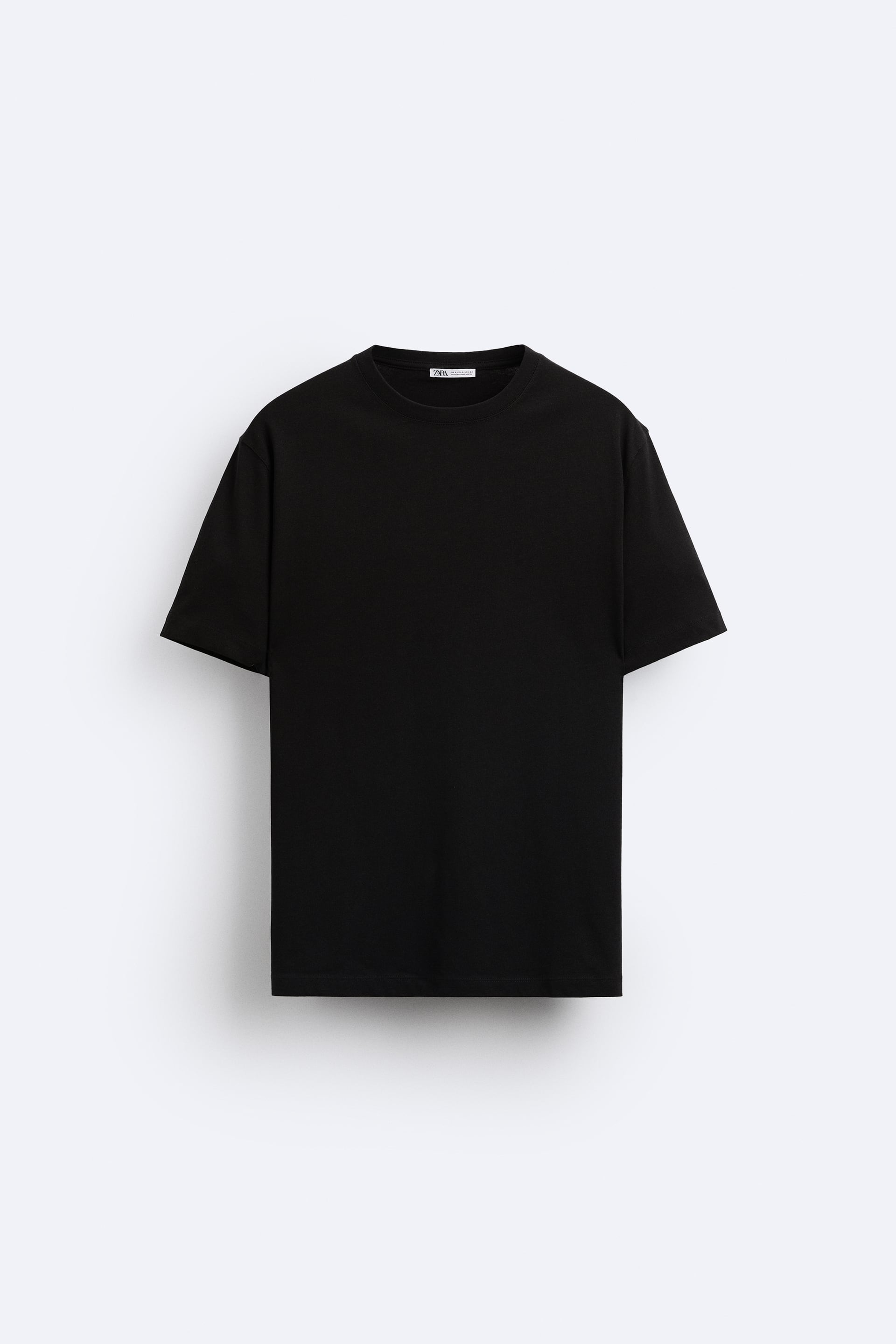 Zara - Basic Medium Weight T-Shirt - Black - Men