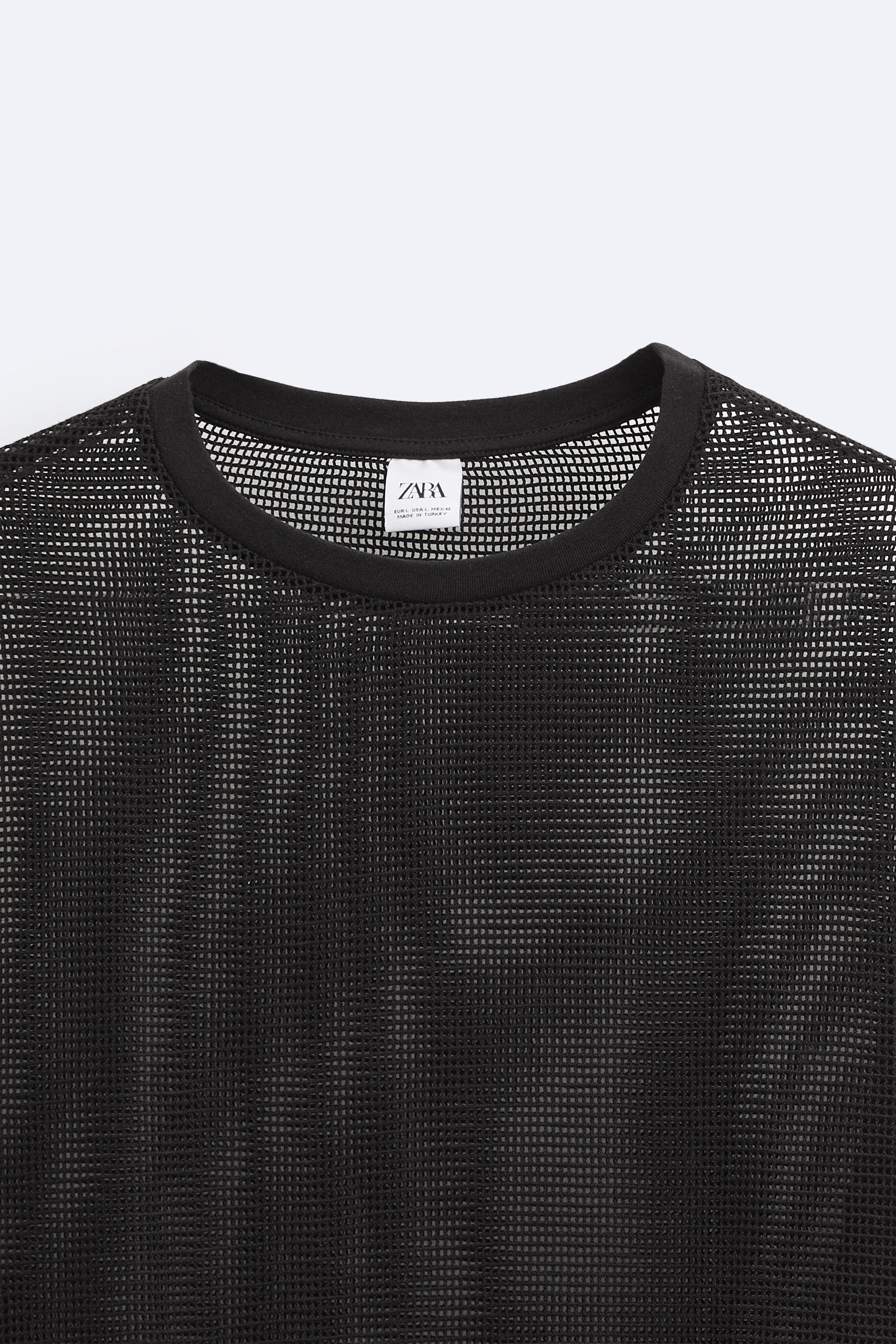 Zara mens mesh shirt Clearance