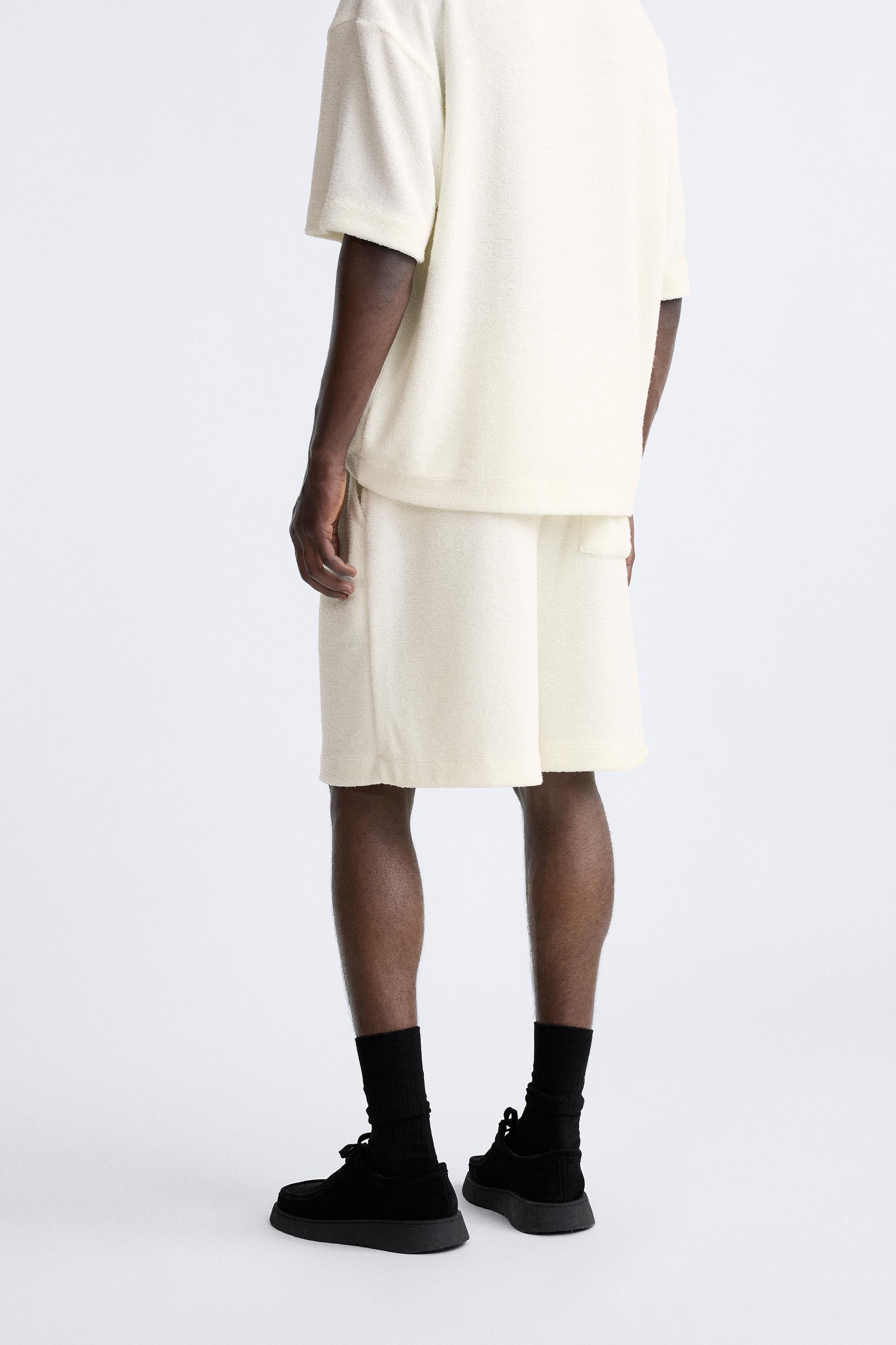 Terry shorts zara Clearance