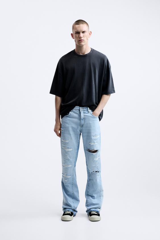 Zara man jeans ripped Outlet