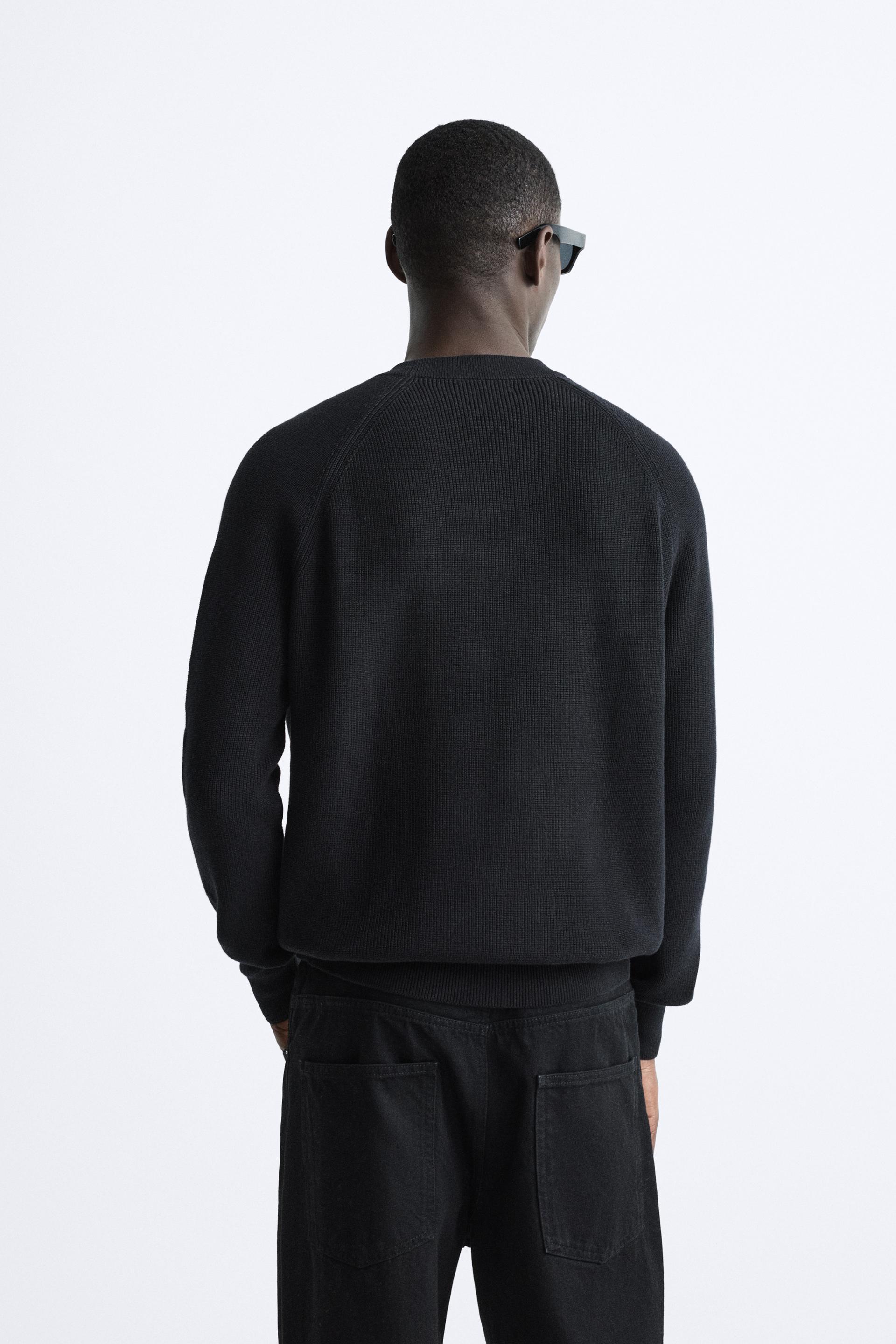 Zara black jumper mens