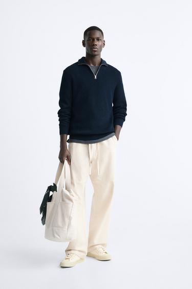 Zara mens half zip jumper Clearance