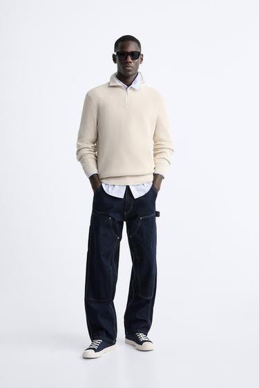 Zara men's turtleneck shirts & tops Clearance