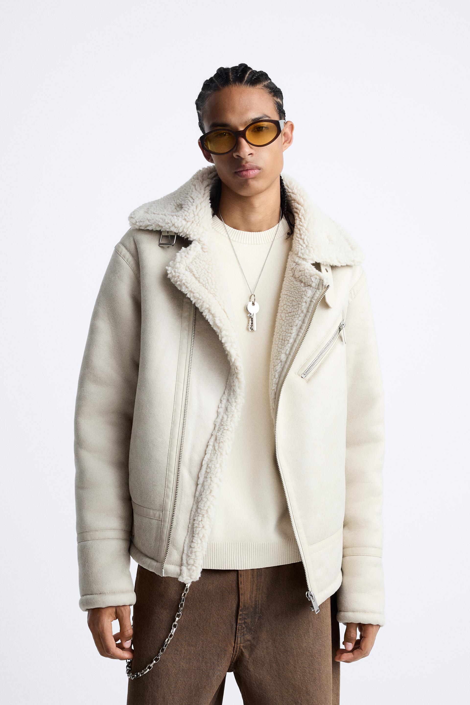 Shearling zara Clearance