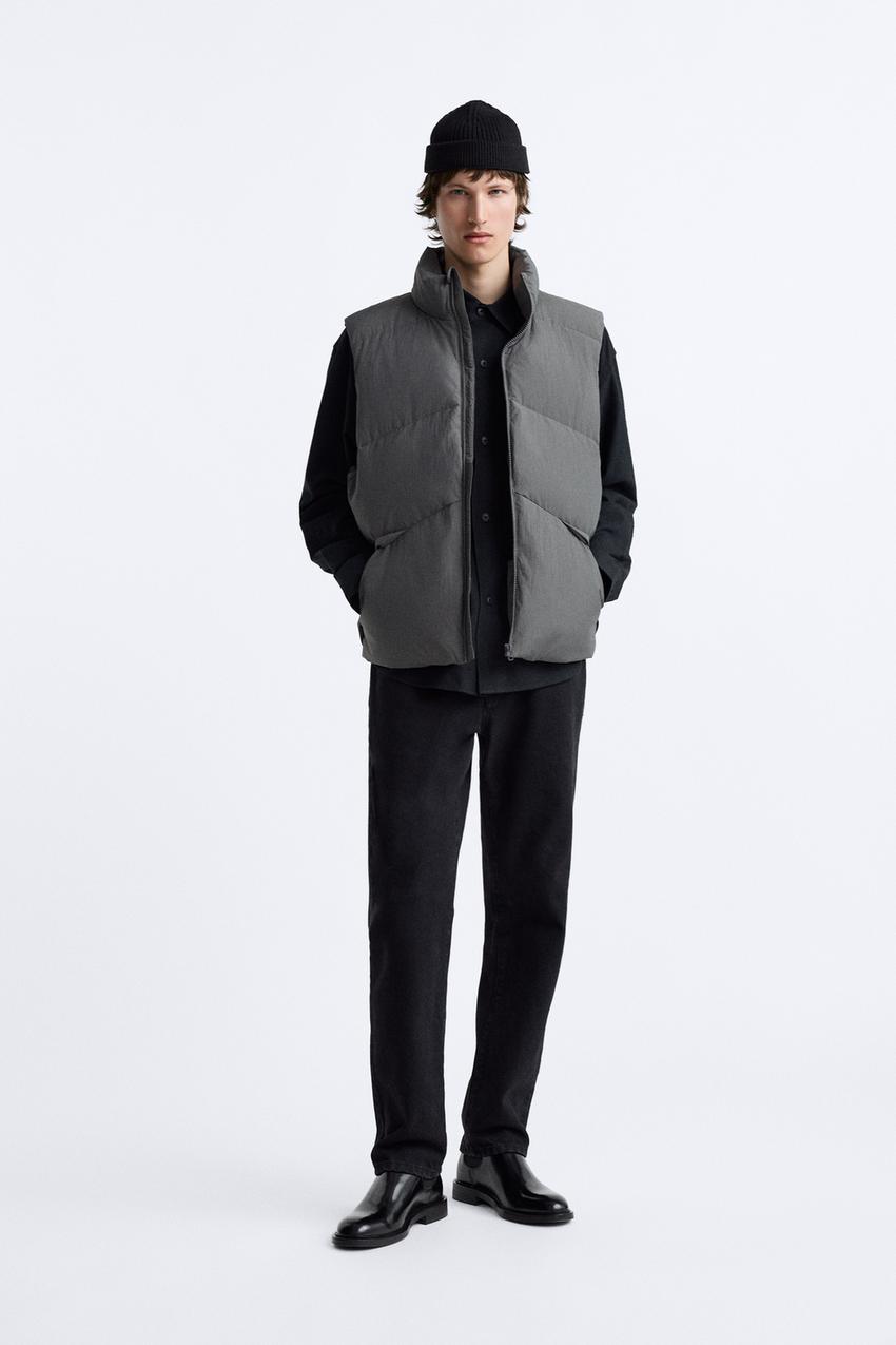 Zara gilet grey Clearance