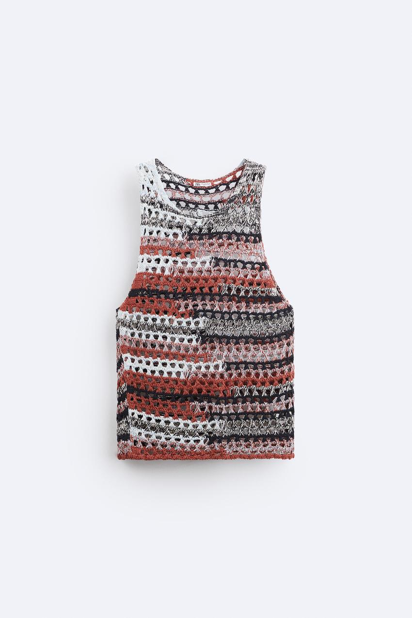 Zara crochet tank top Clearance