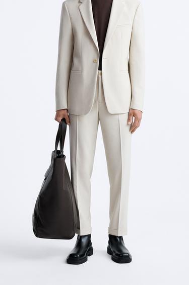 Zara white suit pants Clearance
