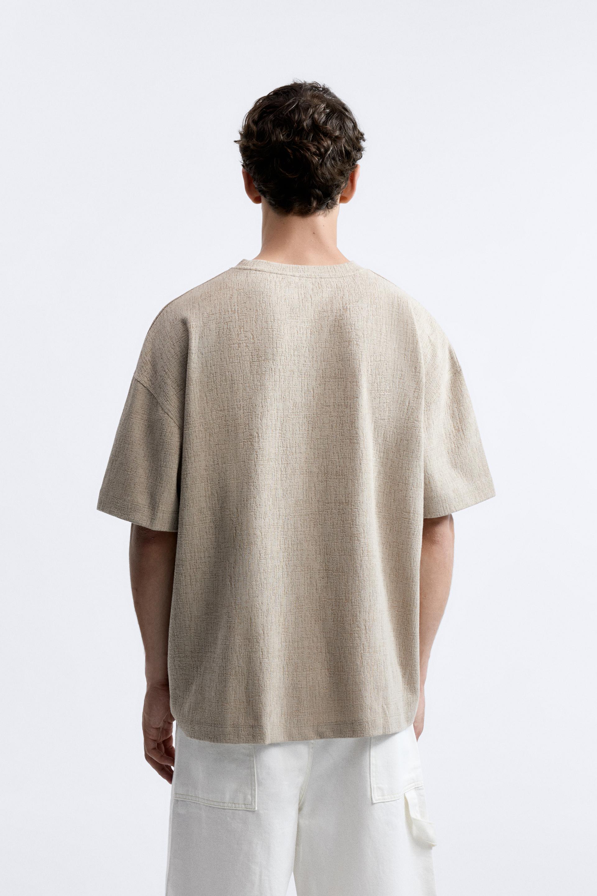 Zara jacquard t shirt Clearance