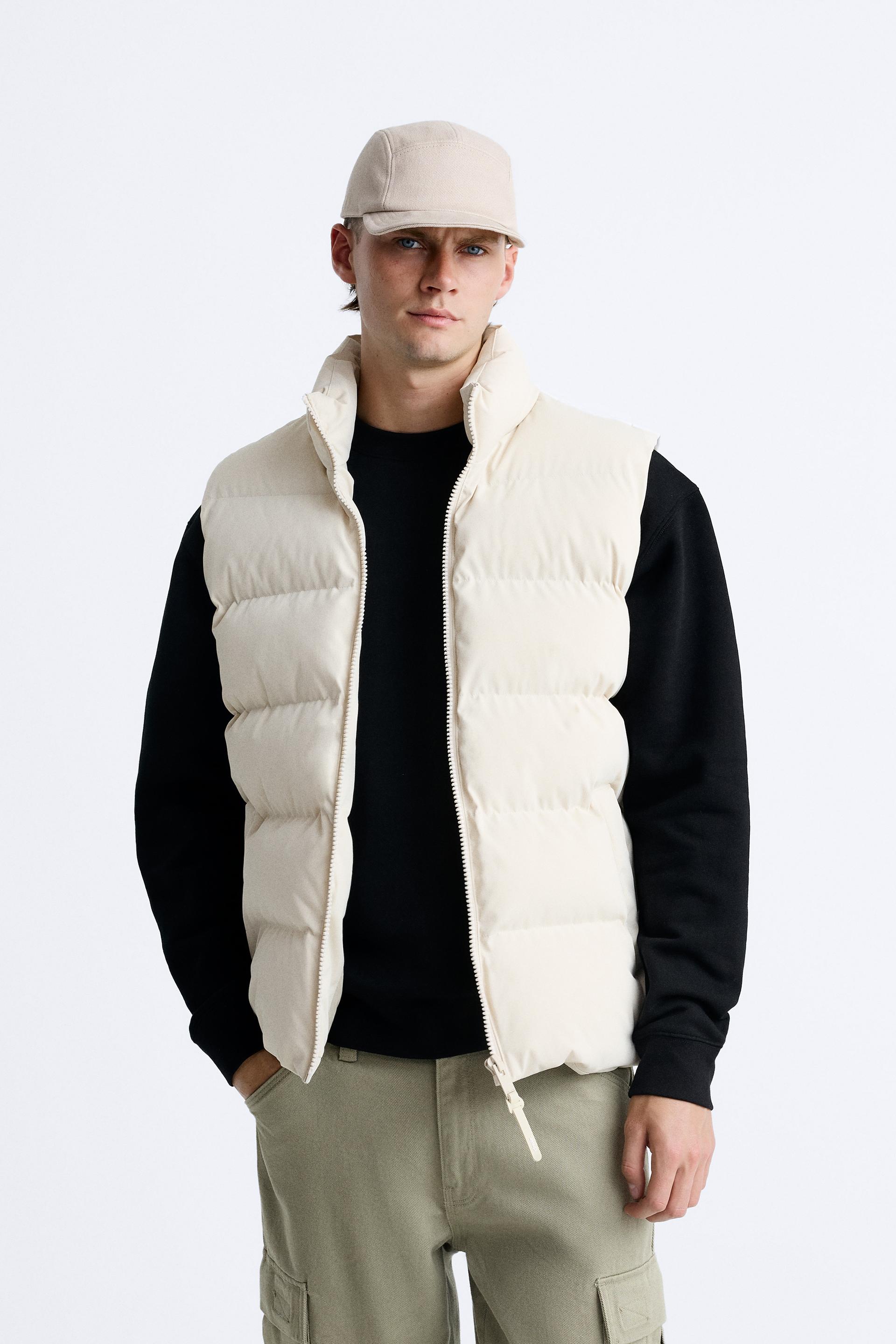 Zara mens puffer gilet Clearance