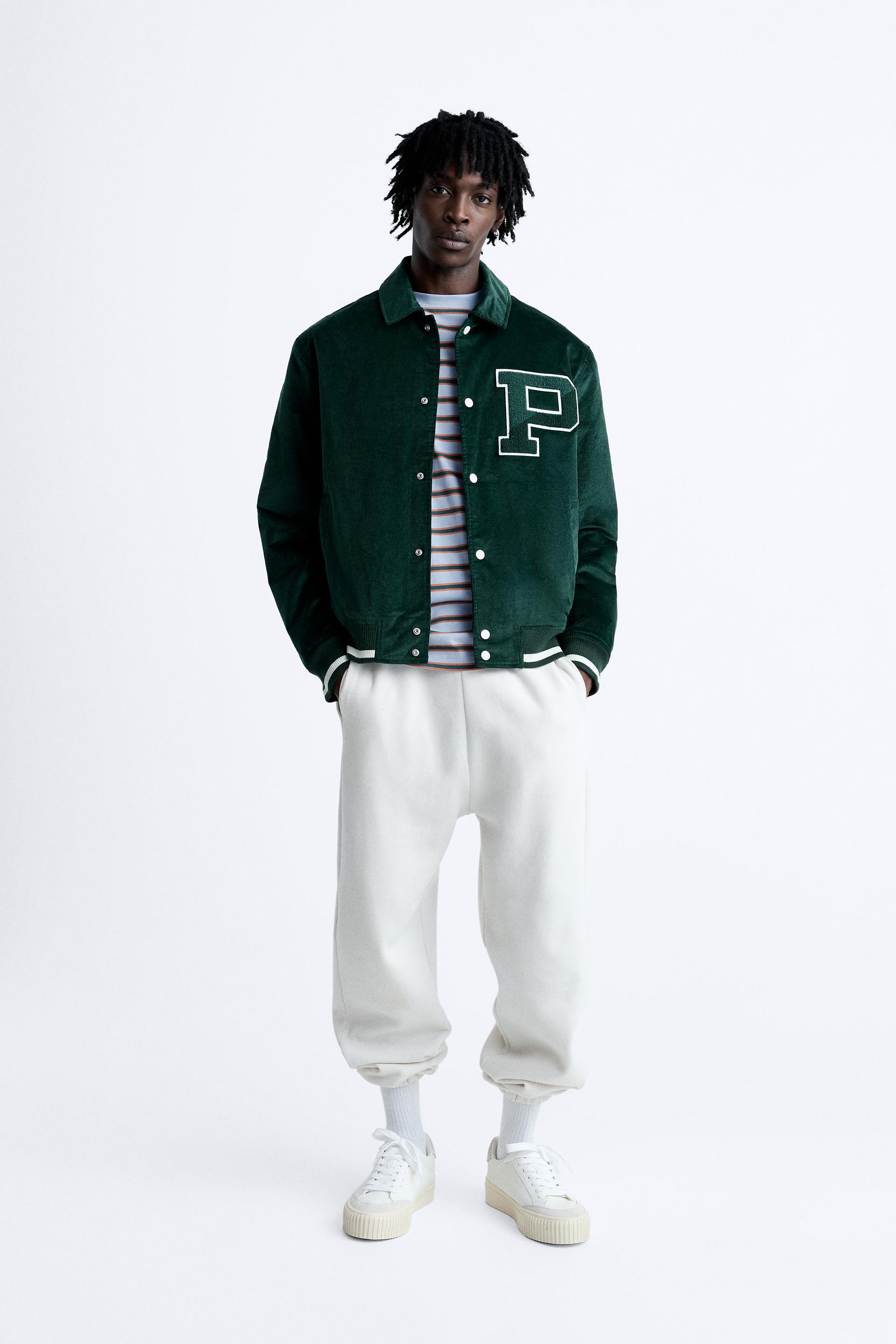 Green zara jacket Clearance