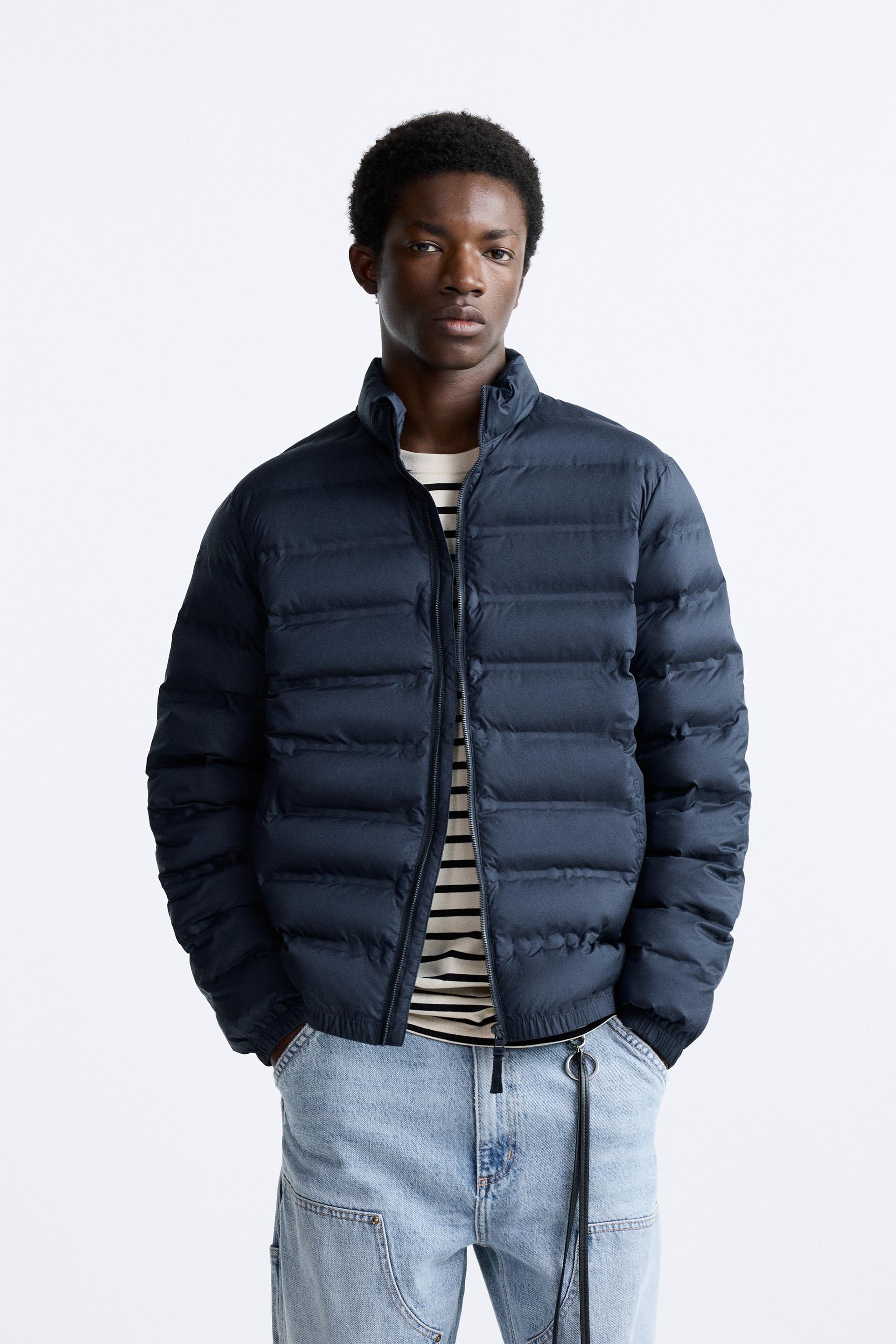 Zara blue padded coat Clearance
