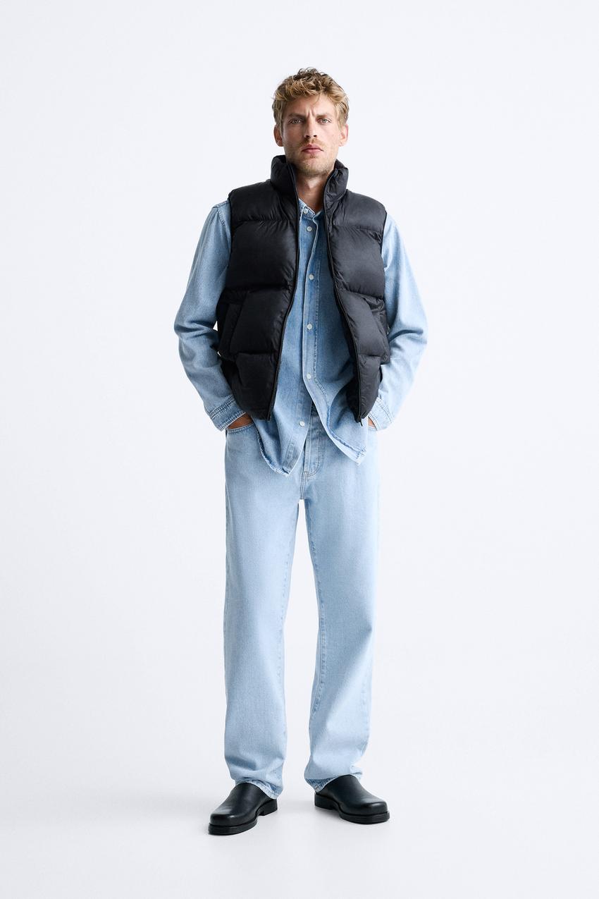 Zara relaxed fit vest Clearance