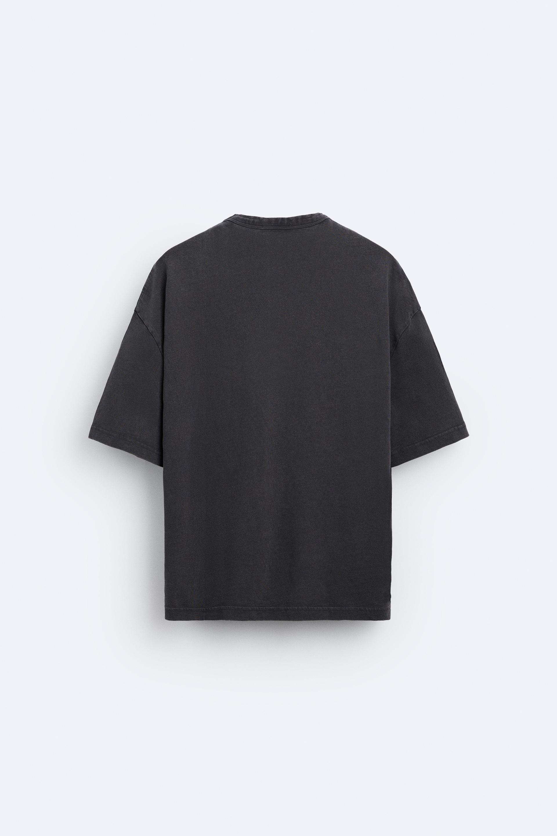 Zara acid wash t shirt Clearance