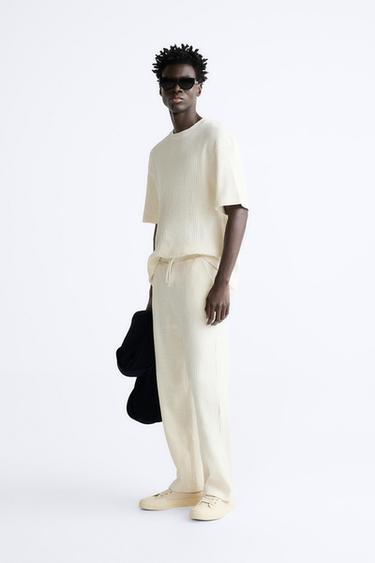 White pants zara man Clearance