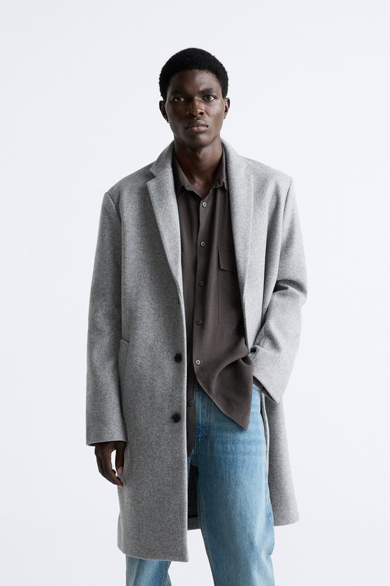 Zara man overcoat Clearance