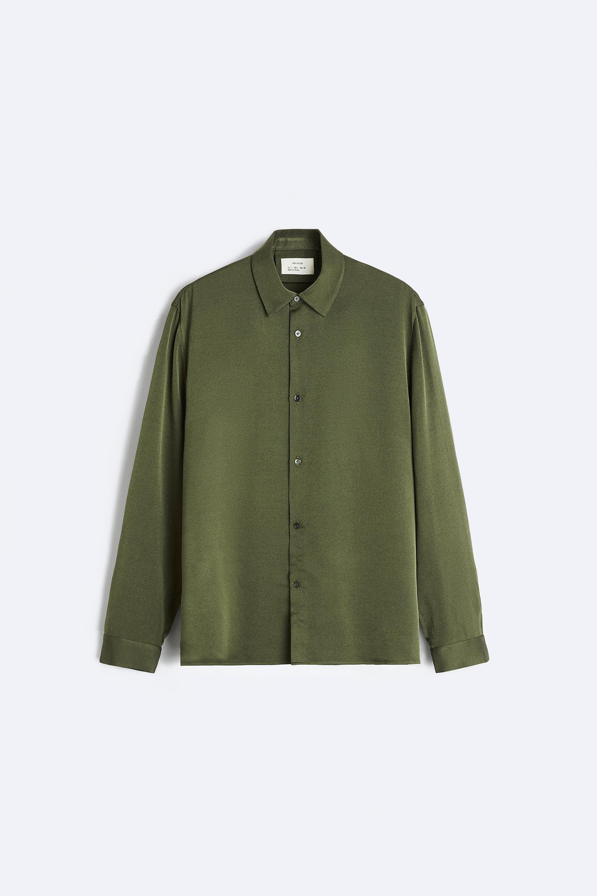 Chemise en store laine zara