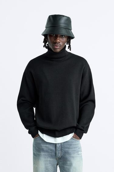 Black turtleneck zara man Clearance