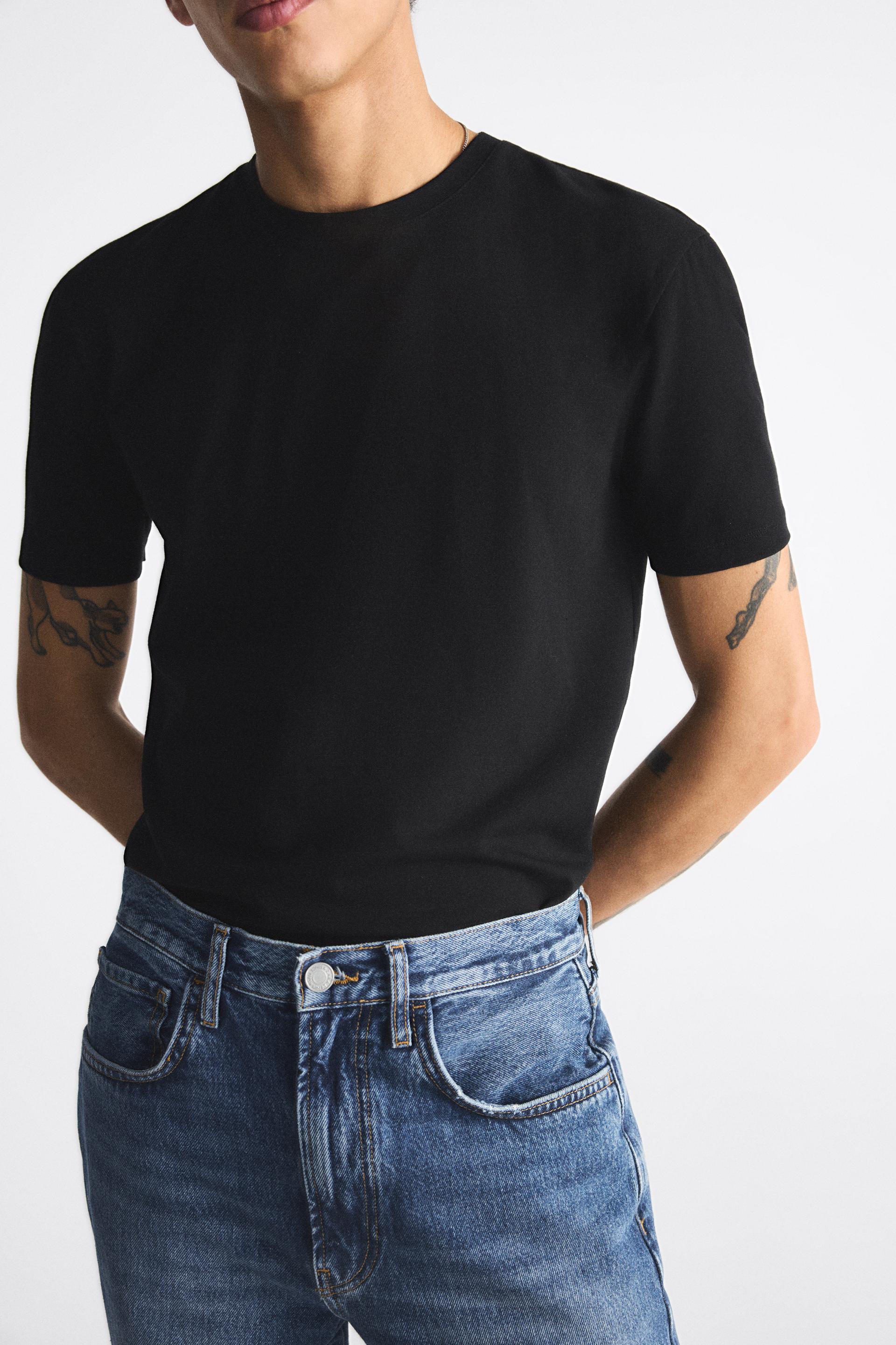 Relaxed fit t shirt zara Clearance