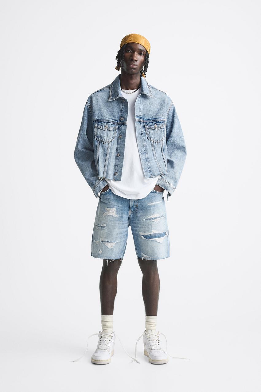 Zara bermuda denim Clearance