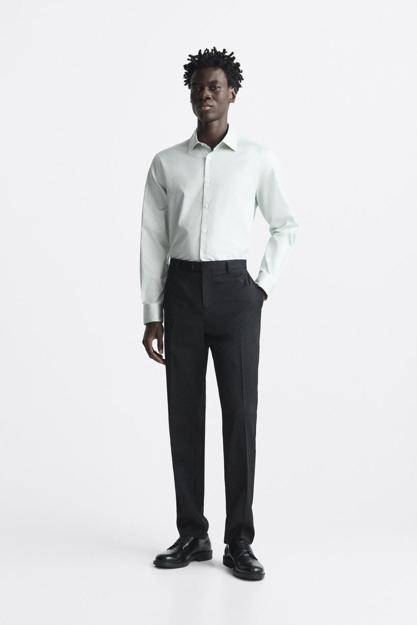 Zara green trousers men Clearance