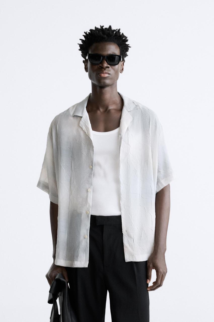 Zara creased effect top Clearance