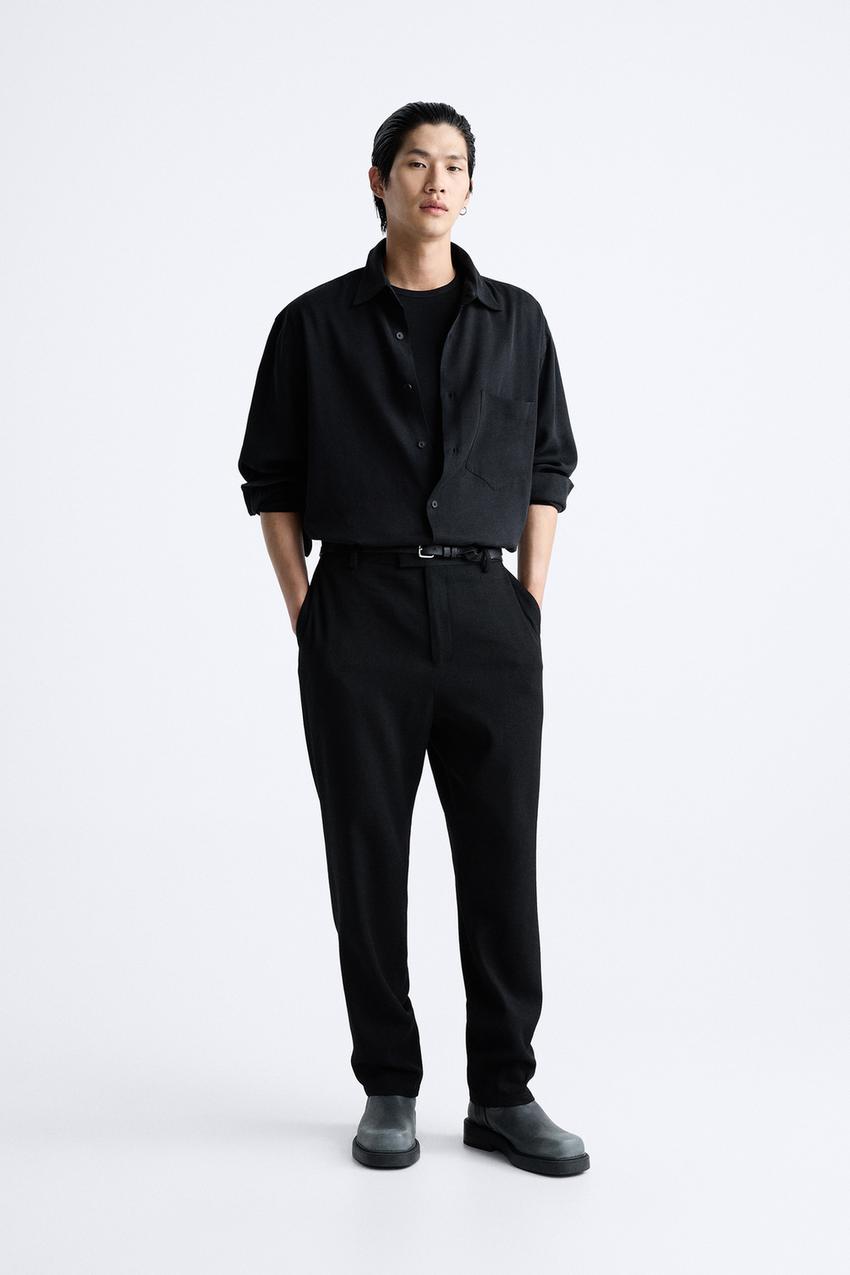 Zara mens black pants Outlet