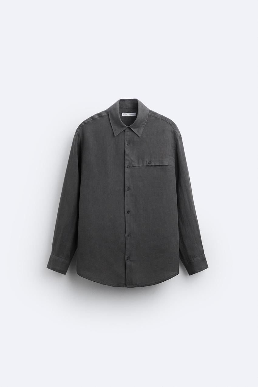Zara gray shirt Clearance