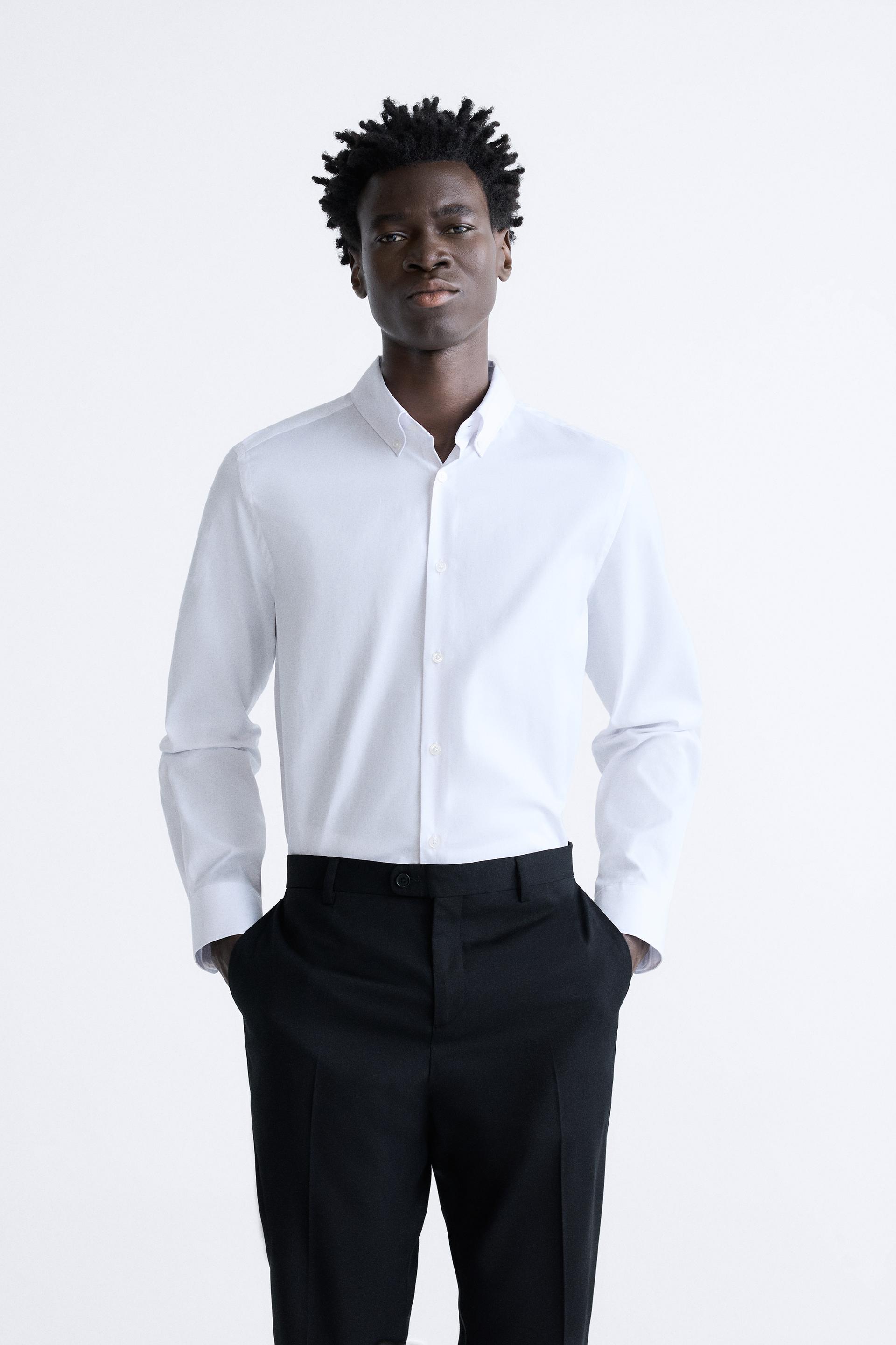 Zara white formal shirt Clearance
