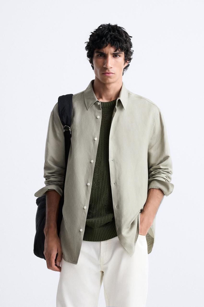 Zara gray shirt Clearance