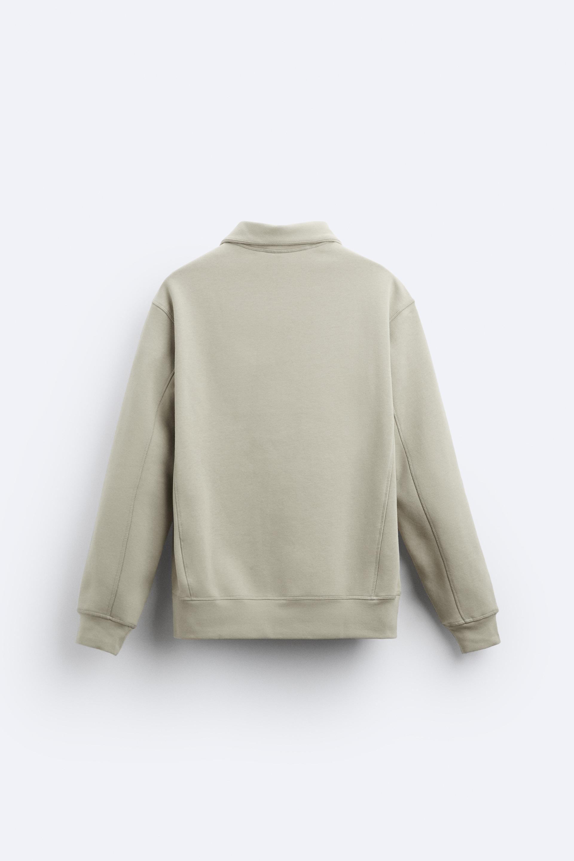 Zara zip collar sweater Clearance