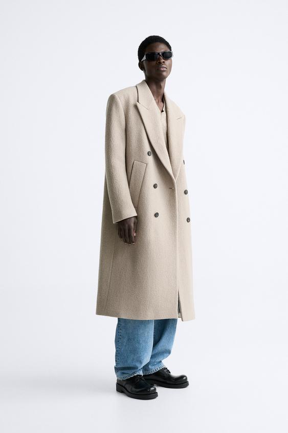 Zara men's overcoats Clearance