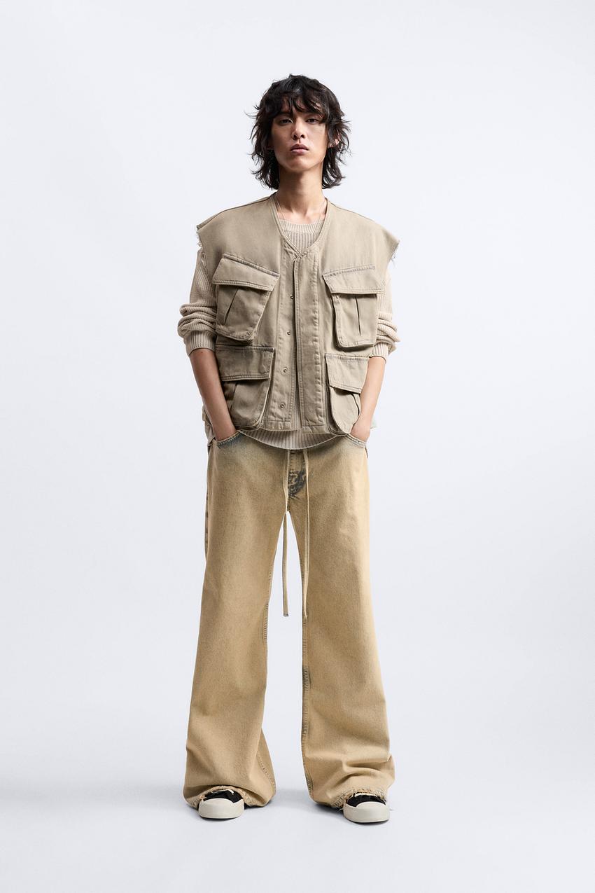 Zara sand jeans Clearance