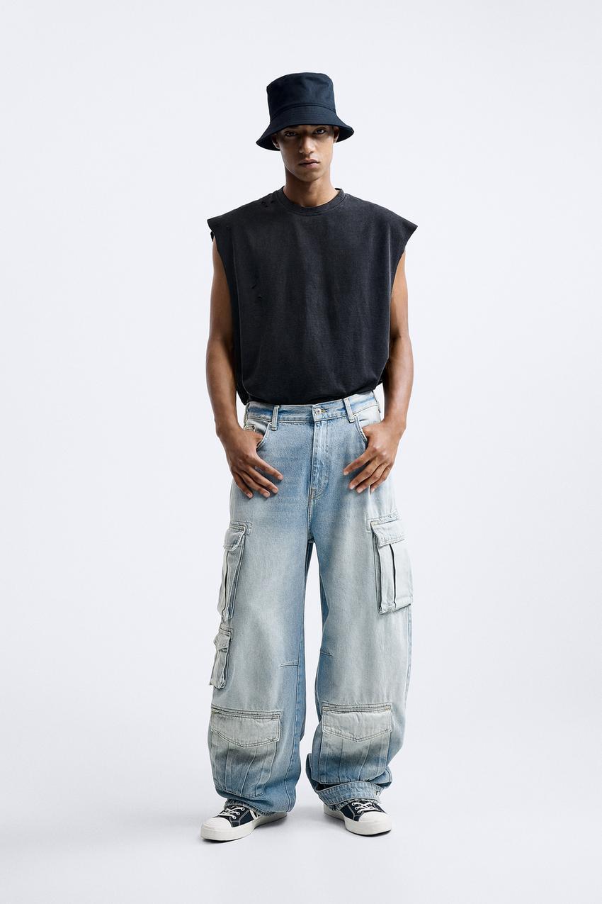 Zara man cargo jeans Clearance